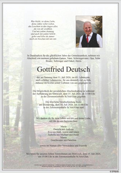Parte von Gottfried  Deutsch