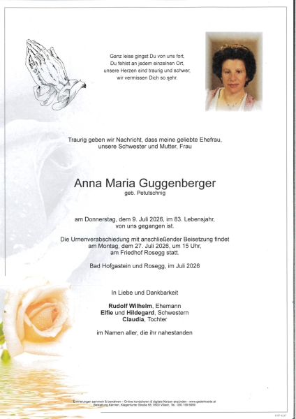 Parte von Anna Maria Guggenberger