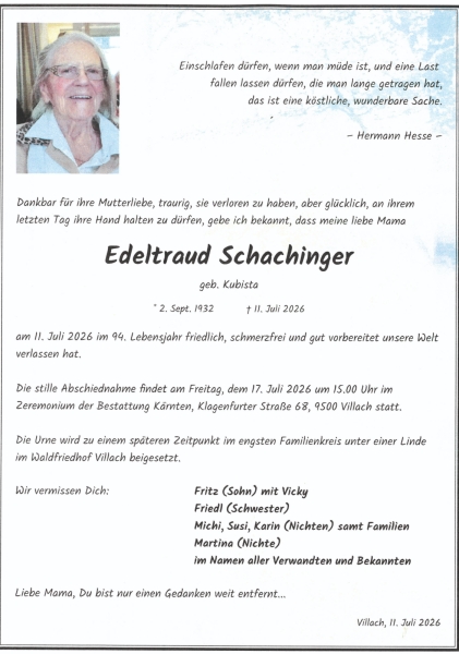 Parte von Edeltraud Schachinger