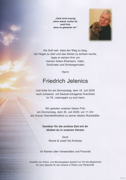 Parte von Friedrich Fritz Jelenics