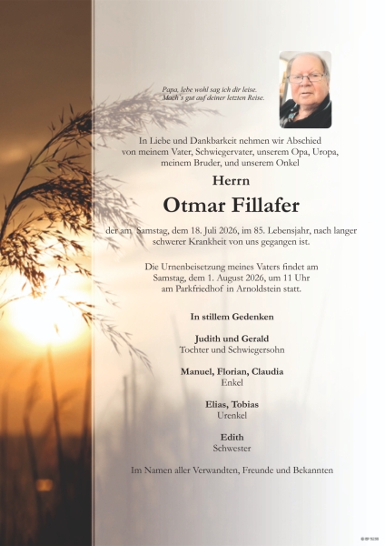 Parte von Otmar Fillafer