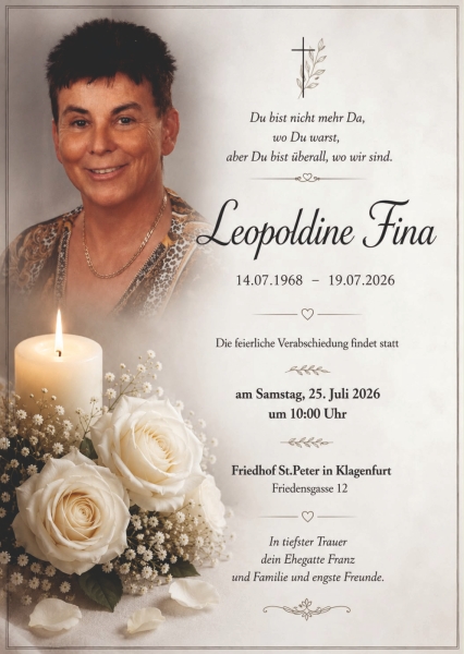 Parte von Leopoldine Fina