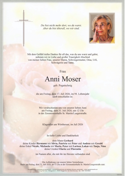 Parte von Anni Moser