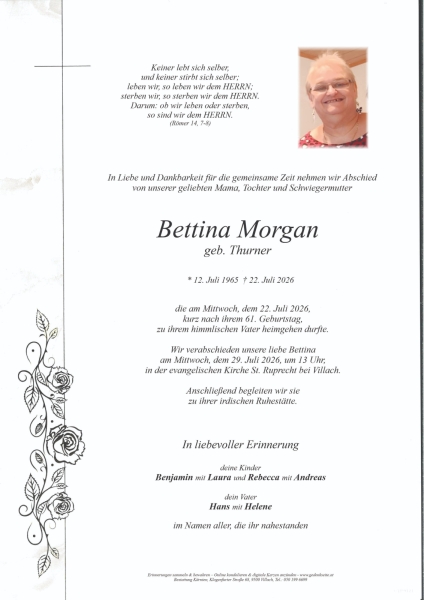 Parte von Bettina  Morgan