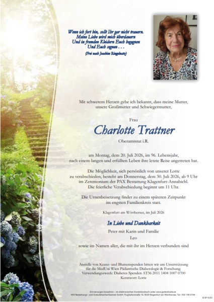 Parte von Charlotte  Trattner