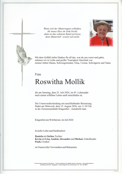 Parte von Roswitha  Mollik