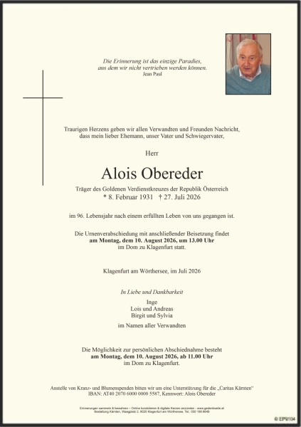 Parte von Alois Obereder