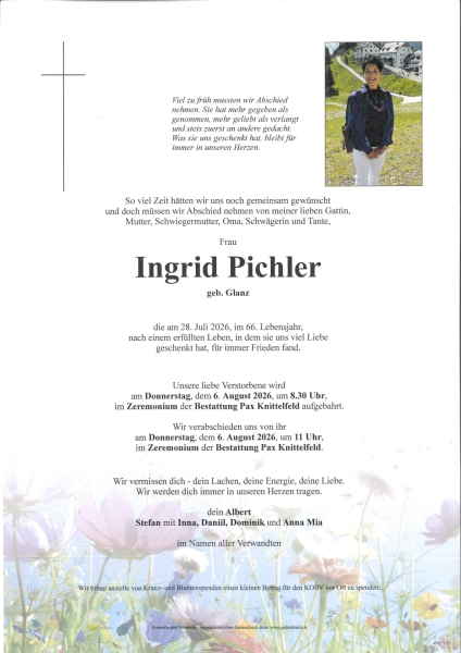Parte von Ingrid Pichler