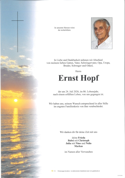 Parte von Ernst Hopf