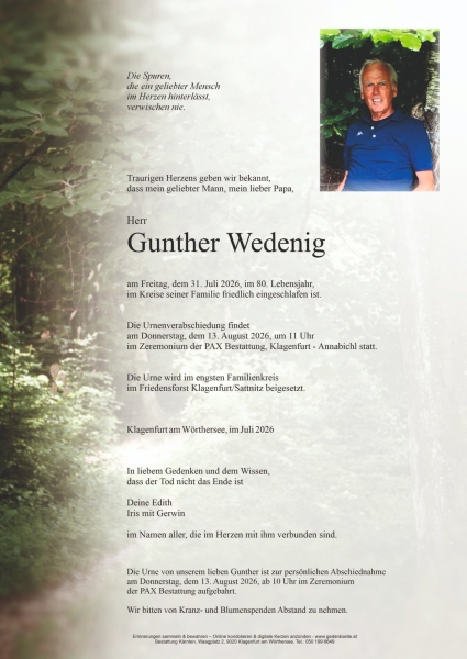 Parte von Gunther Wedenig