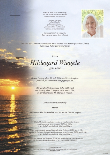 Parte von Hildegard Wiegele