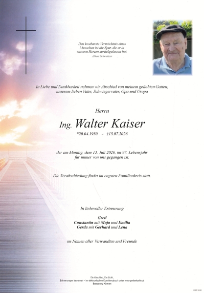 Parte von Walter Kaiser