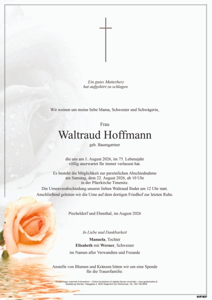 Parte von Waltraud Hoffmann