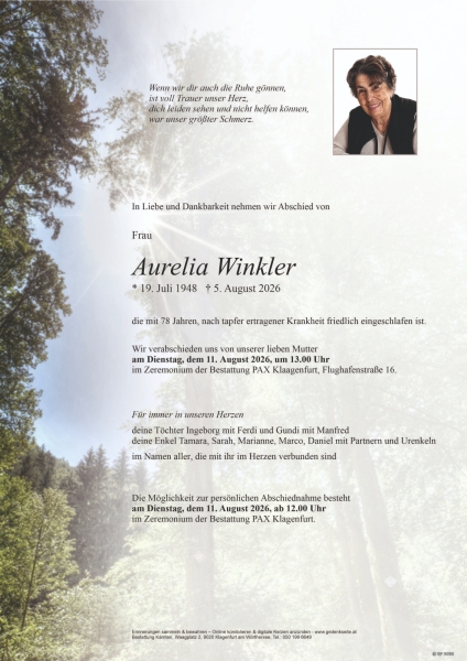 Parte von Aurelia Winkler