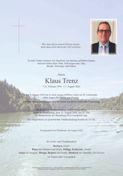 Parte von Klaus Trenz