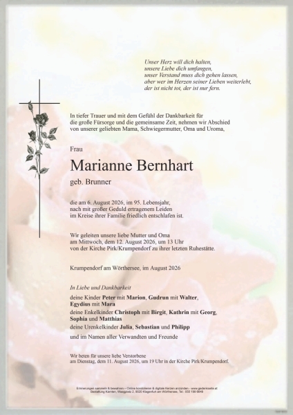 Parte von Marianne Bernhart