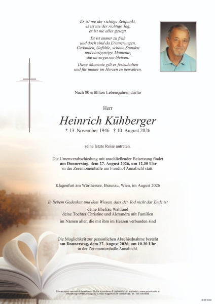Parte von Heinrich Kühberger