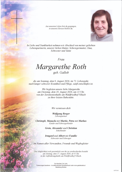 Parte von Margarethe Roth