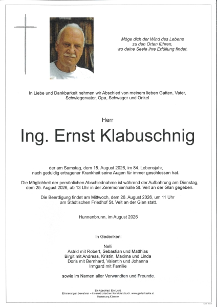 Parte Ernst Klabuschnig