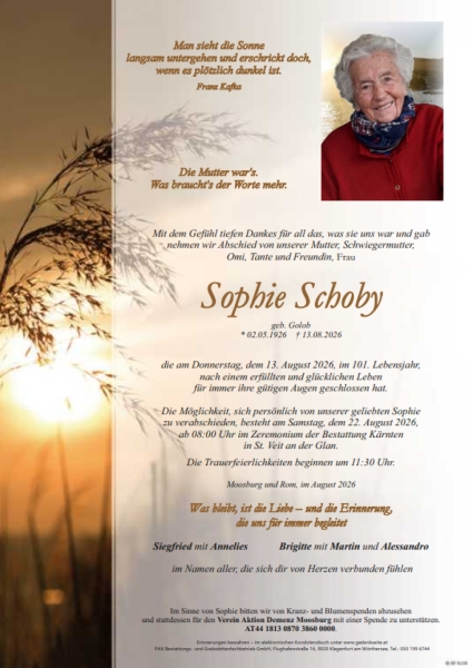 Parte Sophie  Schoby