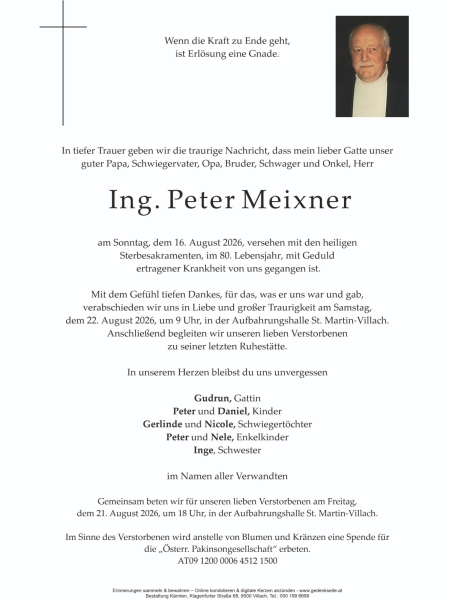 Parte von Ing. Peter Meixner