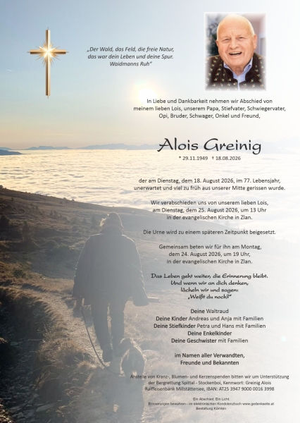 Parte von Alois Greinig