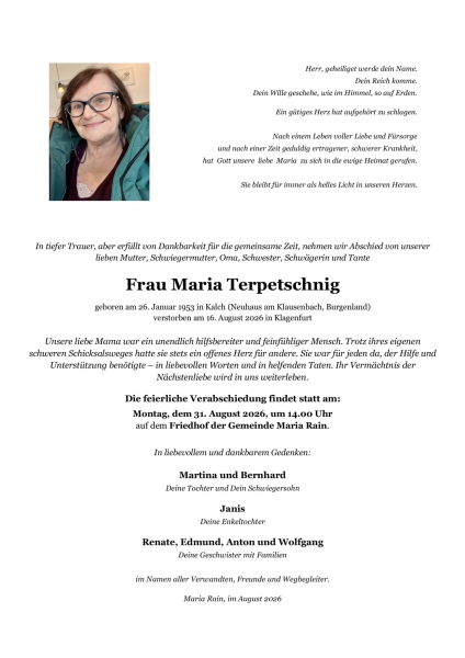 Parte von Maria  Terpetschnig