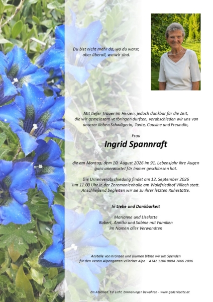 Parte von Ingrid Spannraft