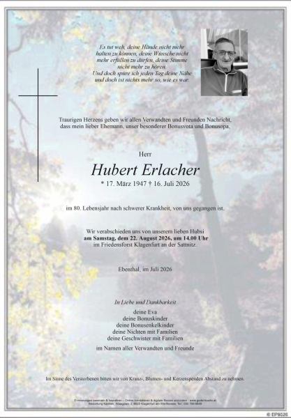 Parte von Hubert Erlacher