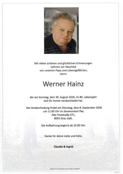 Parte von Werner Hainz