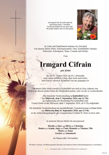 Parte von Irmgard Cifrain