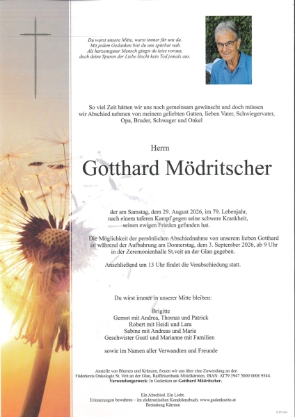 Parte von Gotthard Mödritscher