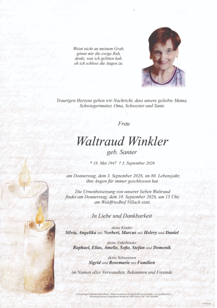 Parte von Waltraud Winkler