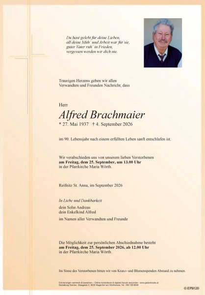 Parte von Alfred  Brachmaier
