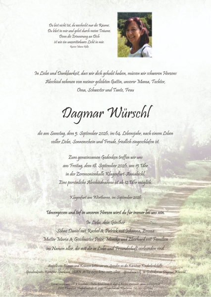 Parte von Dagmar Würschl