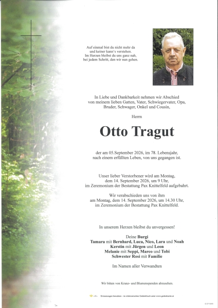 Parte von Otto Tragut
