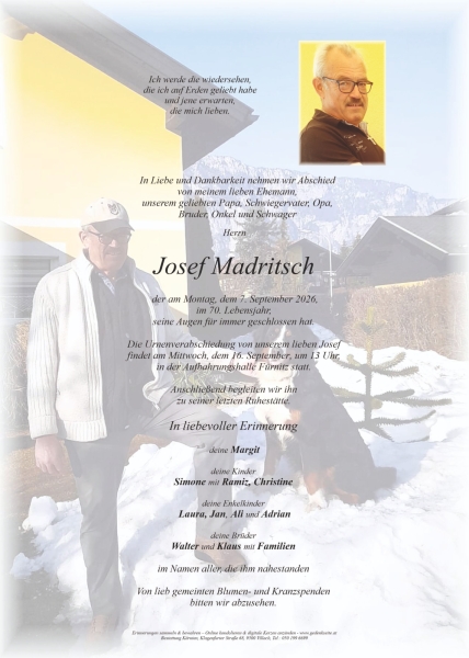 Parte von Josef Madritsch