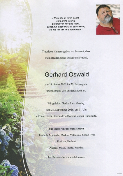 Parte von Gerhard Oswald