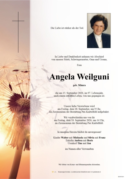 Parte von Angela Weilguni