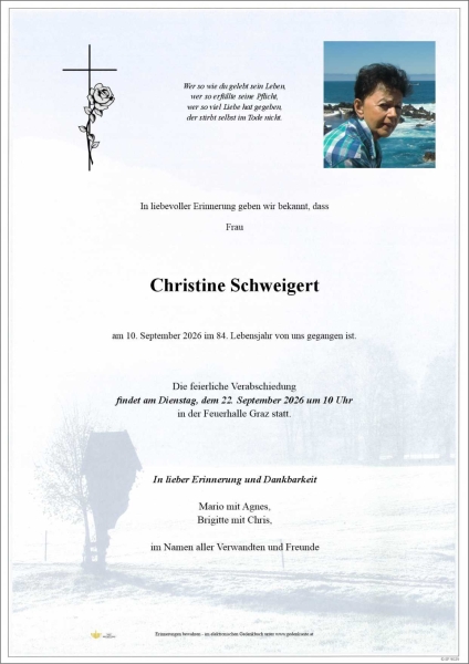 Parte von Christine Schweigert