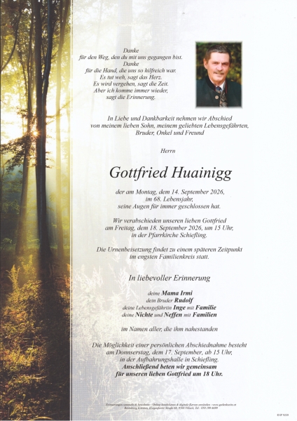 Parte von Gottfried Huainigg
