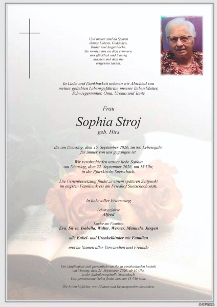 Parte von Sophia Stroj
