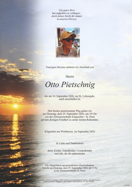 Parte von Otto Pietschnig