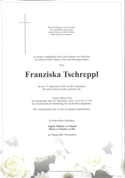 Parte von Franziska Tschreppl