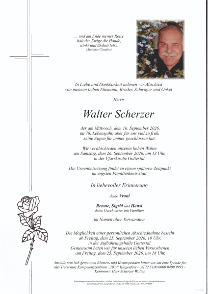 Parte von Walter Scherzer