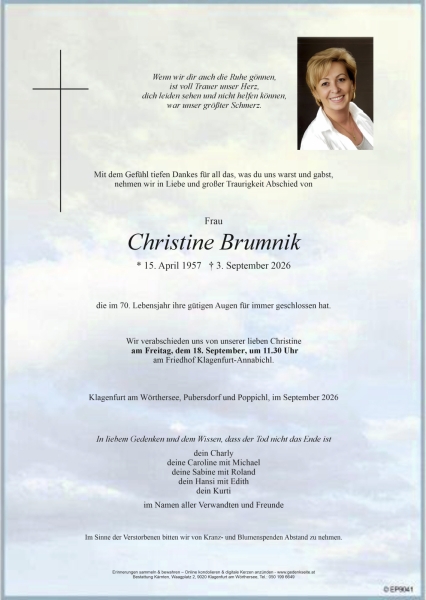 Parte Christine Brumnik