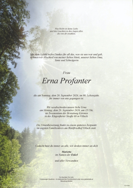 Parte von Erna Profanter