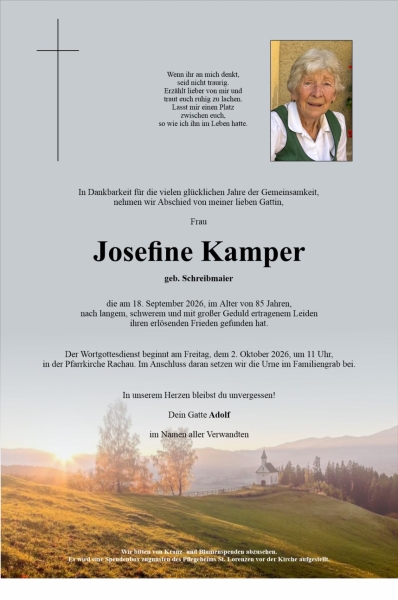 Parte von Josefine Kamper
