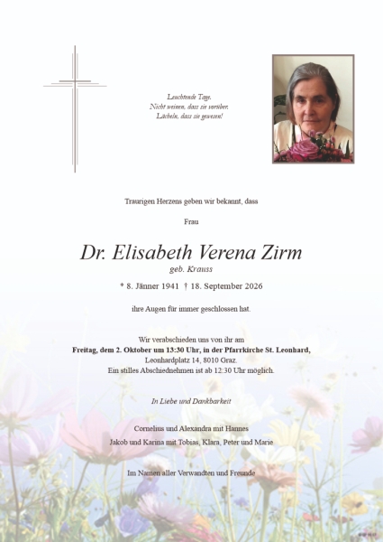 Parte von Elisabeth Verena Zirm