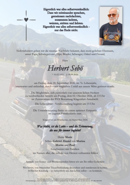 Parte von Herbert Sebö